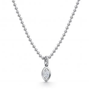 Серебряное колье АЛЬКОР с фианитом 06-4911/00КЦ-00 фото