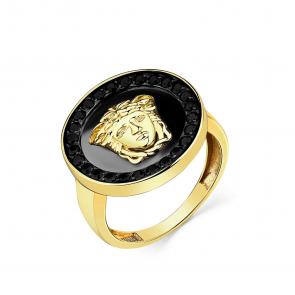 Кольцо из лимонного золота Мастер Бриллиант с фианитом 06M001-0772-0005-022 фото