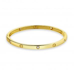 Браслет из лимонного золота Мастер Бриллиант с фианитом 06M008-0043-0001-020 фото