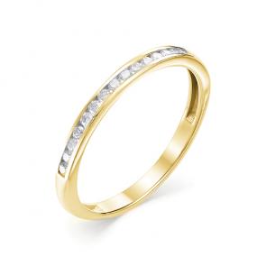 Кольцо из лимонного золота Мастер Бриллиант с бриллиантом 06M1-106-602/1 фото