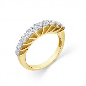 Кольцо из лимонного золота Мастер Бриллиант с бриллиантом 06M1-106-948 фото