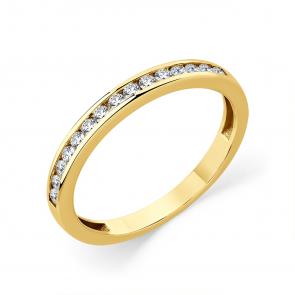 Кольцо из лимонного золота Мастер Бриллиант с бриллиантом 06M1-306602-01-00 фото