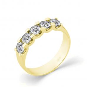 Кольцо из лимонного золота Мастер Бриллиант с бриллиантом 06M1-308485-00-00 фото