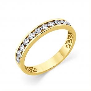 Кольцо из лимонного золота Мастер Бриллиант с бриллиантом 06M1-309176-00-00 фото