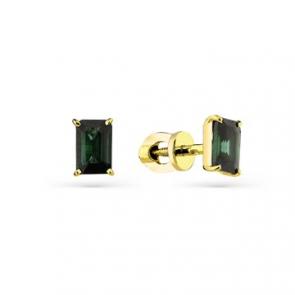 Серьги из лимонного золота Мастер Бриллиант с турмалином 06M2-302158-00-60 фото