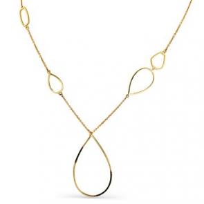 Колье из лимонного золота Мастер Бриллиант с чёрным бриллиантом 06M6-350 фото