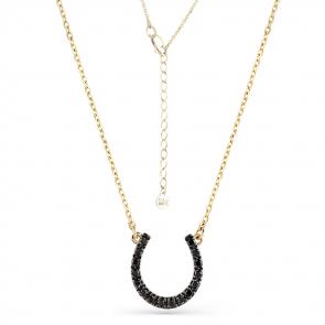 Колье из лимонного золота Подкова Мастер Бриллиант с бриллиантом 06M6-360418-00-48 фото