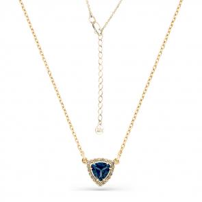 Колье из лимонного золота Мастер Бриллиант с бриллиантом и Лондон топазом 06M6-360437-00-10 фото