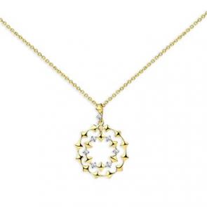 Колье из лимонного золота Мастер Бриллиант с бриллиантом 06M6-360491-00-00 фото