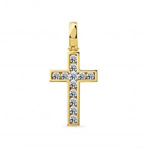 Подвеска из лимонного золота Мастер Бриллиант с бриллиантом 06M8-380274-00-00 фото