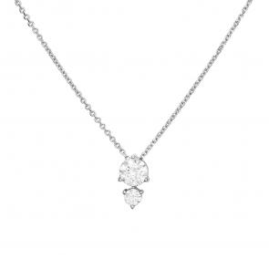 Колье из белого золота Platina с фианитом 07-0084-00-401-1120-03 фото