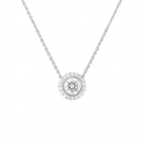 Золотое колье Platina с фианитом 07-0171-00-401-1120 фото