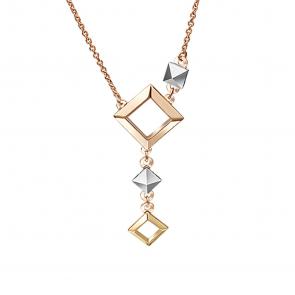 Колье из комбинированного золота Platina 07-0202-00-000-1140-04 фото