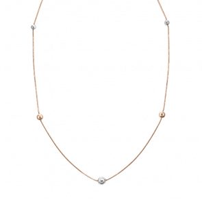 Колье из комбинированного золота Platina 07-0209-00-000-1111-01 фото