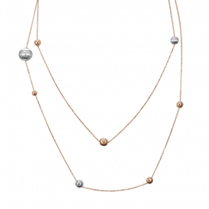 Колье из комбинированного золота Platina 07-0210-00-000-1111-42 фото