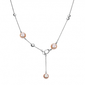 Колье из белого золота Platina с жемчугом 07-0215-00-301-1120-31 фото