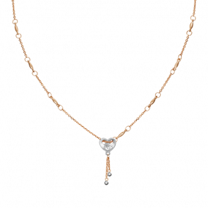 Колье из комбинированного золота Platina 07-0216-00-000-1111-63 фото