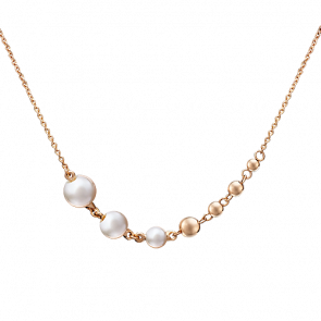 Золотое колье Platina с жемчугом 07-0219-00-301-1110-31 фото