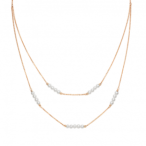 Золотое колье Platina с жемчугом 07-0231-00-301-1110-31 фото