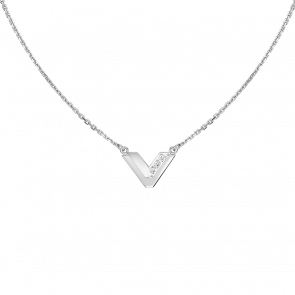 Колье из белого золота Platina с фианитом 07-0260-00-401-1120 фото