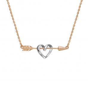 Колье из комбинированного золота Platina 07-0264-00-000-1111 фото