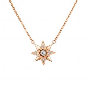 Золотое колье Platina с фианитом 07-0282-00-401-1110 фото