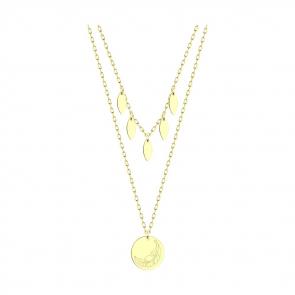 Колье из лимонного золота SOKOLOV 070434-2 фото