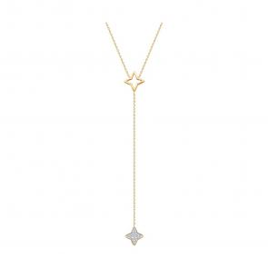 Золотое колье SOKOLOV с фианитом 070700 фото