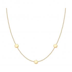 Золотое колье SOKOLOV с фианитом 070705 фото