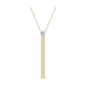 : Колье из золота с фианитом 070718 фото