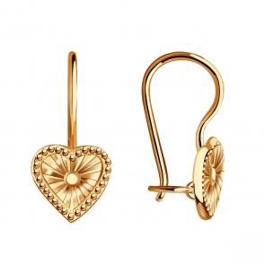 Золотые серьги Золотые узоры 08-62-0152-00 фото