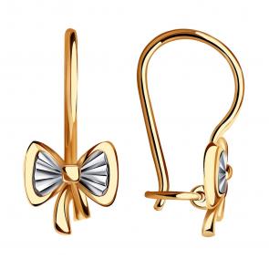 Золотые серьги Золотые узоры 08-62-0164-00 фото