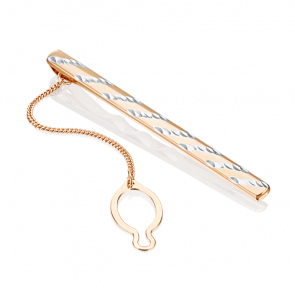 Золотой зажим для галстука Platina 09-0045-04-000-1110-04 фото