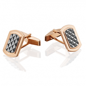 Запонки из комбинированного золота Platina 10-0051-00-000-1111-22 фото