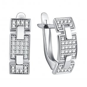 Серебряные серьги TALANT с фианитом 10-72-0001-15080 фото