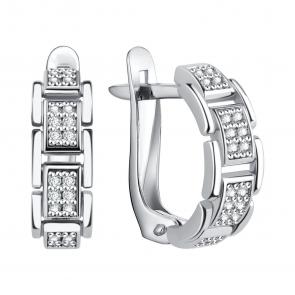 Серебряные серьги TALANT с фианитом 10-72-0001-15251 фото