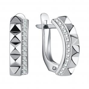 Серебряные серьги TALANT с фианитом 10-72-0001-15548 фото
