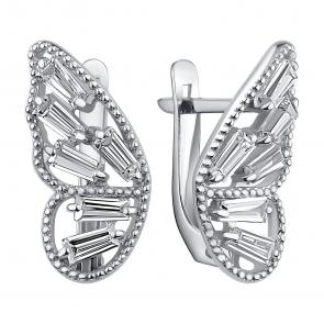 Серебряные серьги TALANT с фианитом 10-72-0001-15627 фото