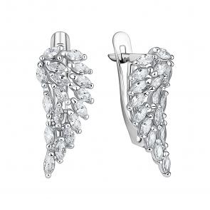Серебряные серьги TALANT с фианитом 10-72-0001-15634 фото