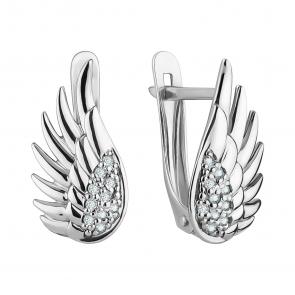 Серебряные серьги TALANT с фианитом 10-72-0001-15635 фото