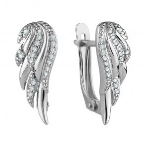 Серебряные серьги TALANT с фианитом 10-72-0001-15641 фото