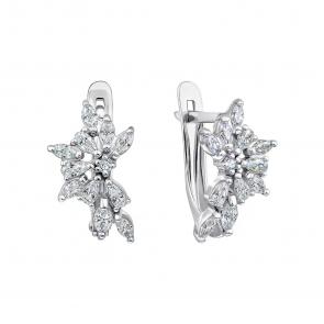 Серебряные серьги TALANT с фианитом 10-72-0001-15835 фото