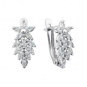 Серебряные серьги TALANT с фианитом 10-72-0001-15836 фото