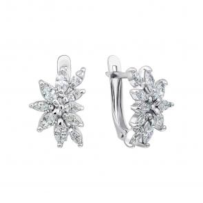 Серебряные серьги TALANT с фианитом 10-72-0001-15838 фото