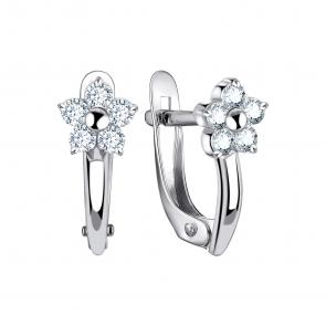 Серебряные серьги TALANT с фианитом 10-72-0001-26204 фото