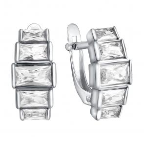 Серебряные серьги TALANT с фианитом 10-72-0001-27990 фото