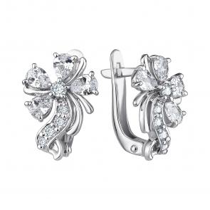 Серебряные серьги TALANT с фианитом 10-72-0001-29609 фото