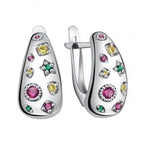 Серебряные серьги TALANT с фианитом 10-72-000M-17402 фото