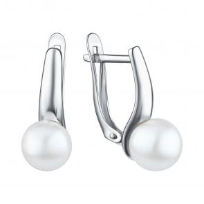 Серебряные серьги TALANT с жемчугом 10-72-0010-15198 фото