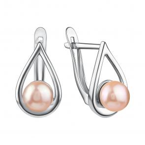 Серебряные серьги TALANT с жемчугом 10-72-0030-15211 фото